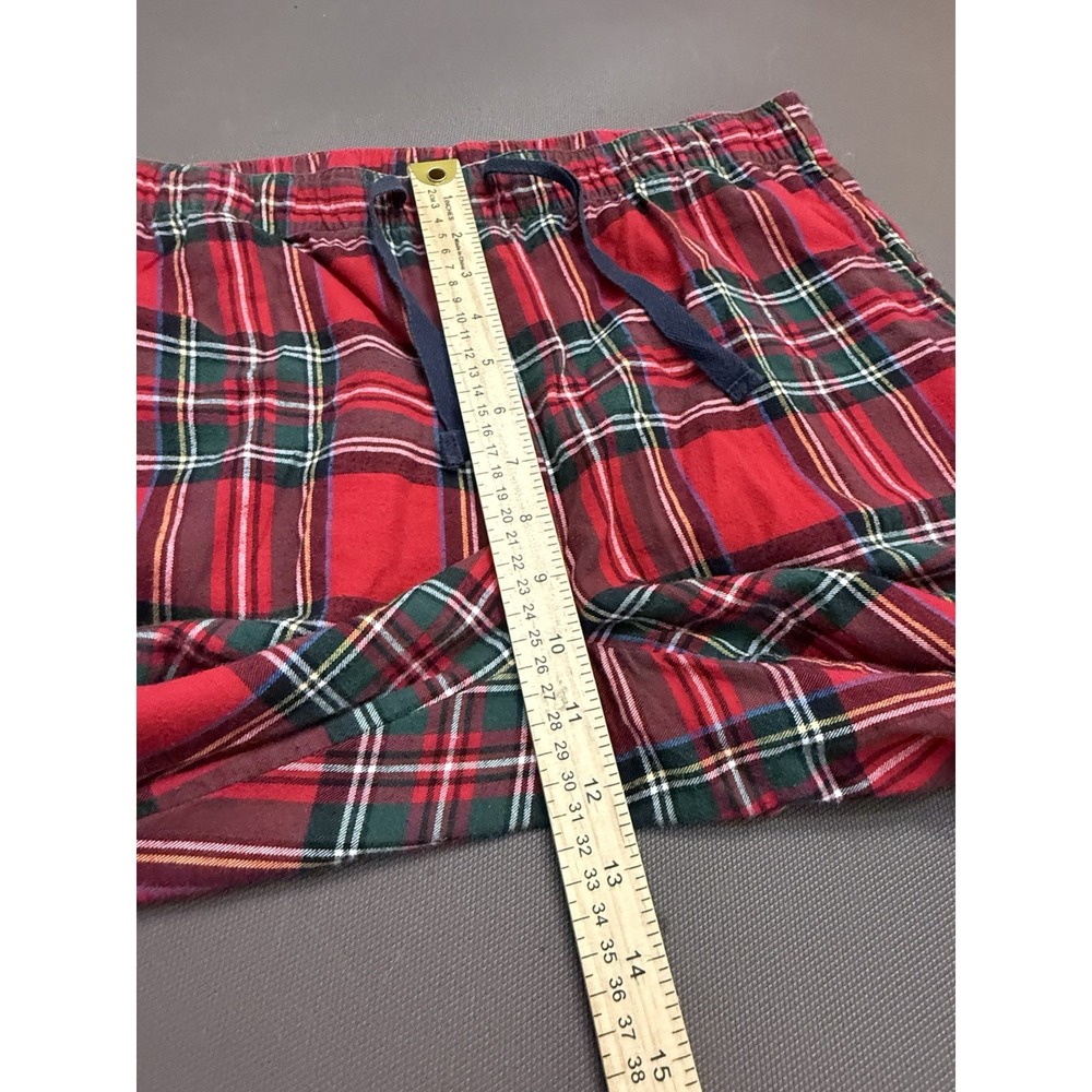 Petite Plume Brushed Twill Imperial Tartan Pajama Set Plaid 100% Cotton Womens M - Picture 11 of 13